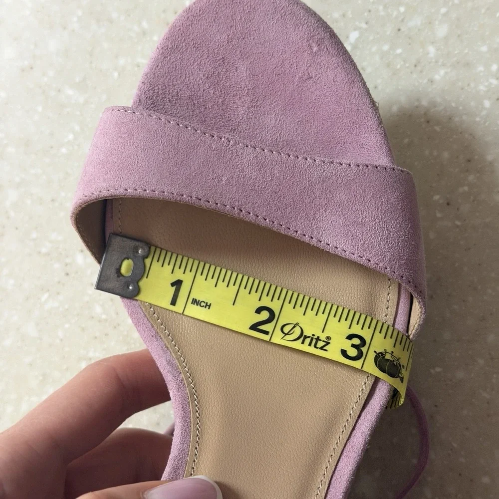 Tamara‎ Mellon Lilac Suede Zaha Tie-Up Sandals US 8/ EU 8